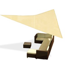 Telo Parasole Triangolare Resistente alla pioggia e ai Raggi Uv 6X6x6m