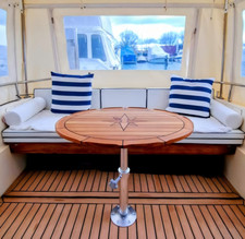 Boat Oval Teak Table Top 440x580/600x800mm 17...