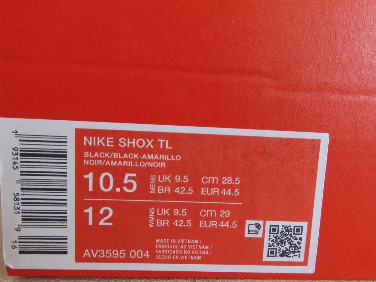 Nike shox tl black 28.5cm | TOINETTE.COM