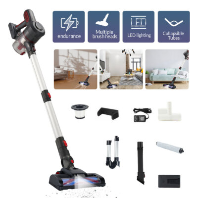 Lightweight Cordless Vacuum Cleaner 21Kpa Upright Handheld Stick Vacuum Cleaners