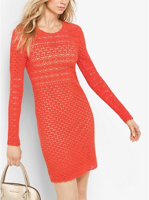 michael kors crochet dress