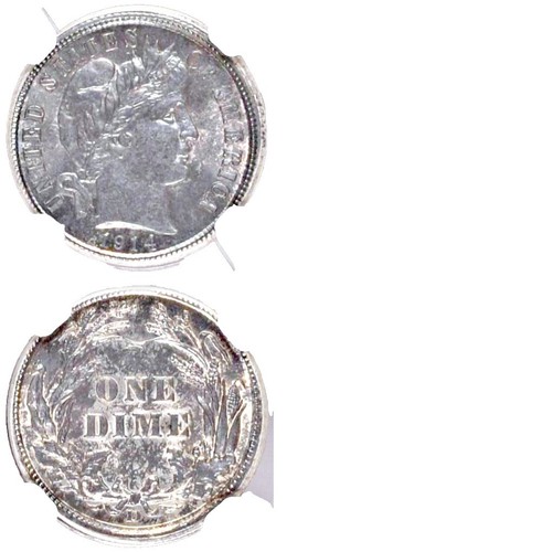 1914 SILVER BARBER DIME COIN UNCIRCULATED CONDITION | eBay