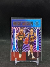 2020 Panini Illusions Fantasy Matchups Trae Young John Stockton