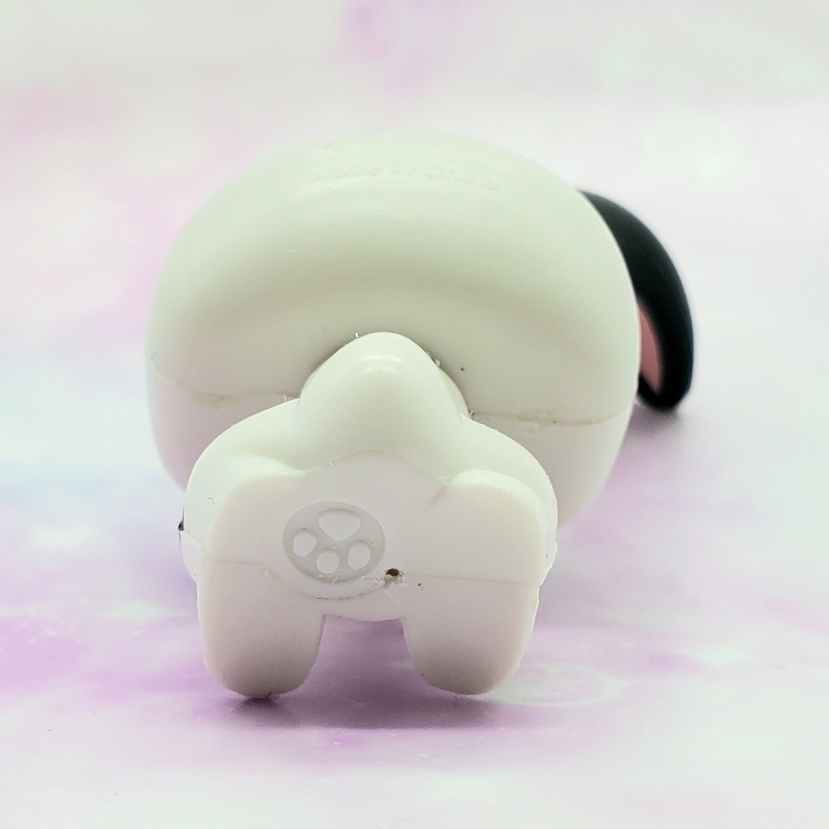 Littlest Pet Shop Authentic # PP4 Magic Motion White Black Rabbit