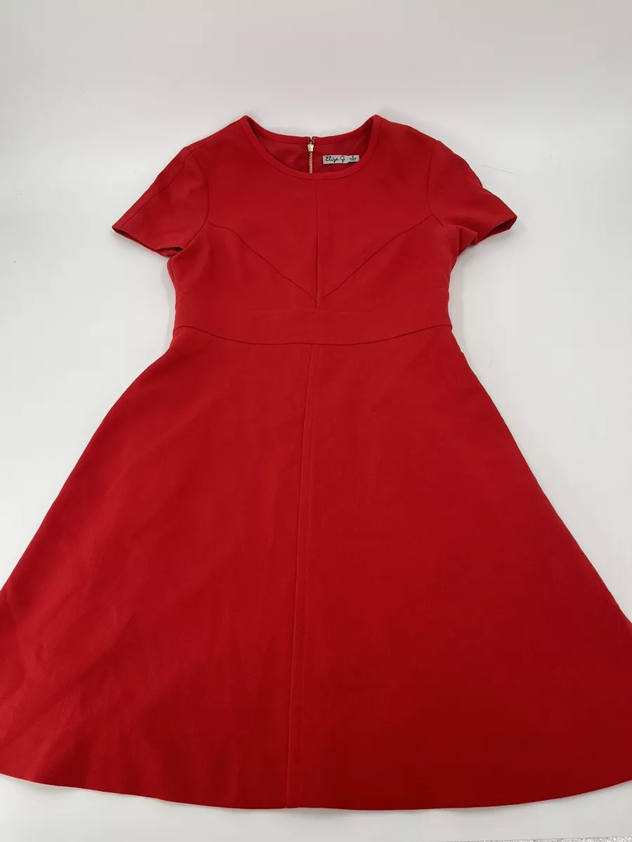 Crepe a top line dress