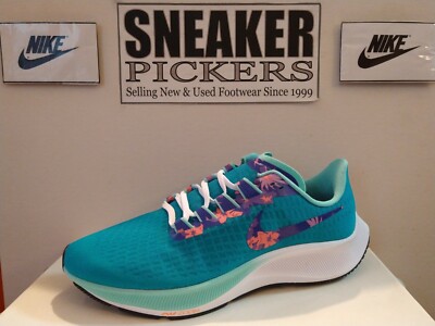 Nike Womens Air Zoom Pegasus 37 - DH3051 300 - Aquamarine / Tropical - Size: 9.5