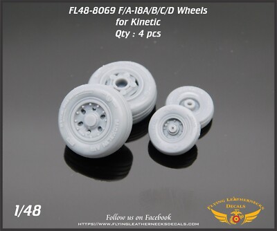 1/48 Flying Leathernecks FL48-8069 F/A-18A/B/C/D wheels for Kinetic