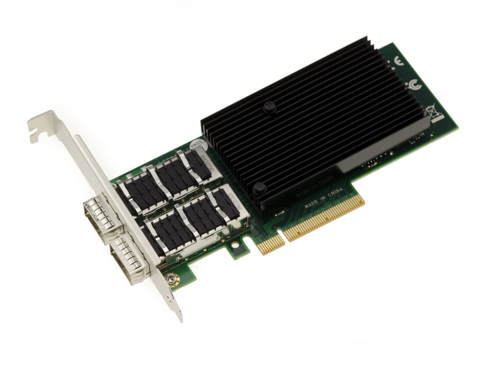 Pcie Rete Lan 40G Fibra Qsfp+ 2 Porte - Chipset Mellanox X-3 - 40GbE