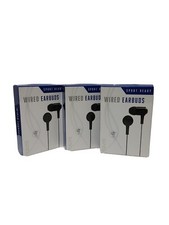 Sports Ready Wired earbuds by Tzumi Includes Three Extra Pairs Silicone Tips
