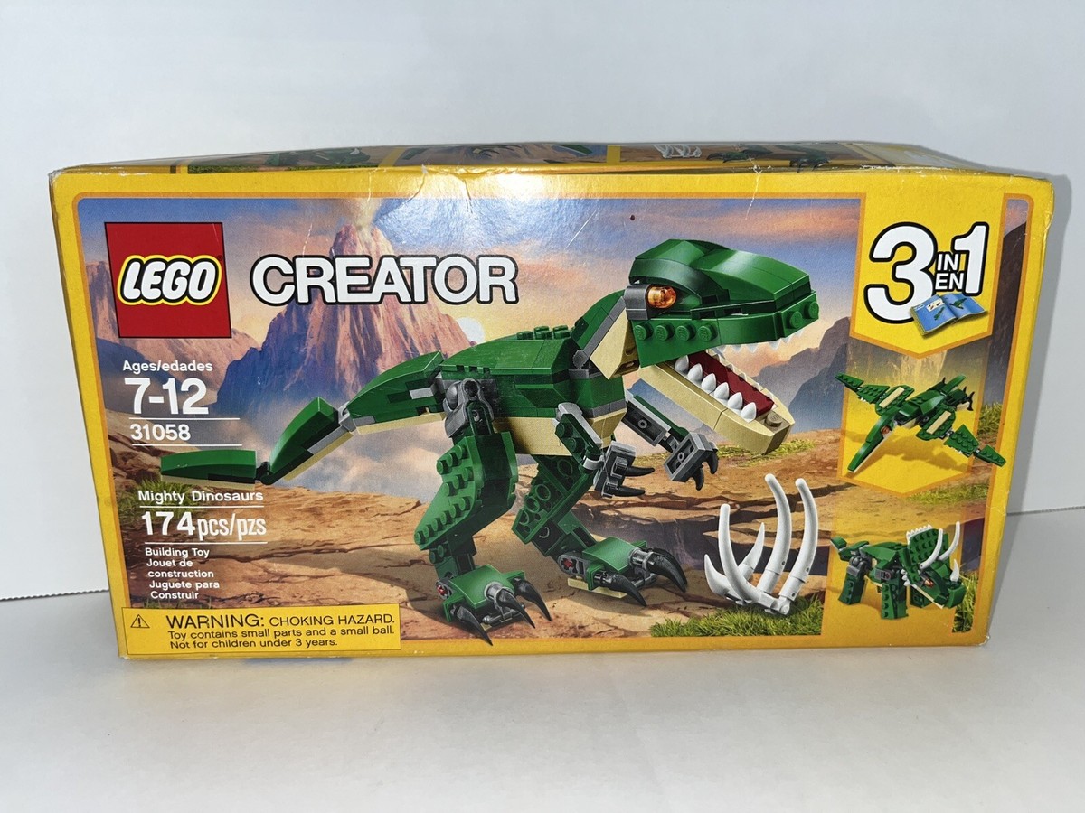 Dinosaur Lego 31058 Amazon Lego Dinosauri 3-In-1 LEGO Mighty