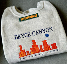 Bryce Canyon National Park Crewneck Utah State Embroidered Sweatshirt
