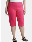 Just my size Women’s Plus Stretch 2 Pocket Raspberry Capris Size 3X NEW — photo 1