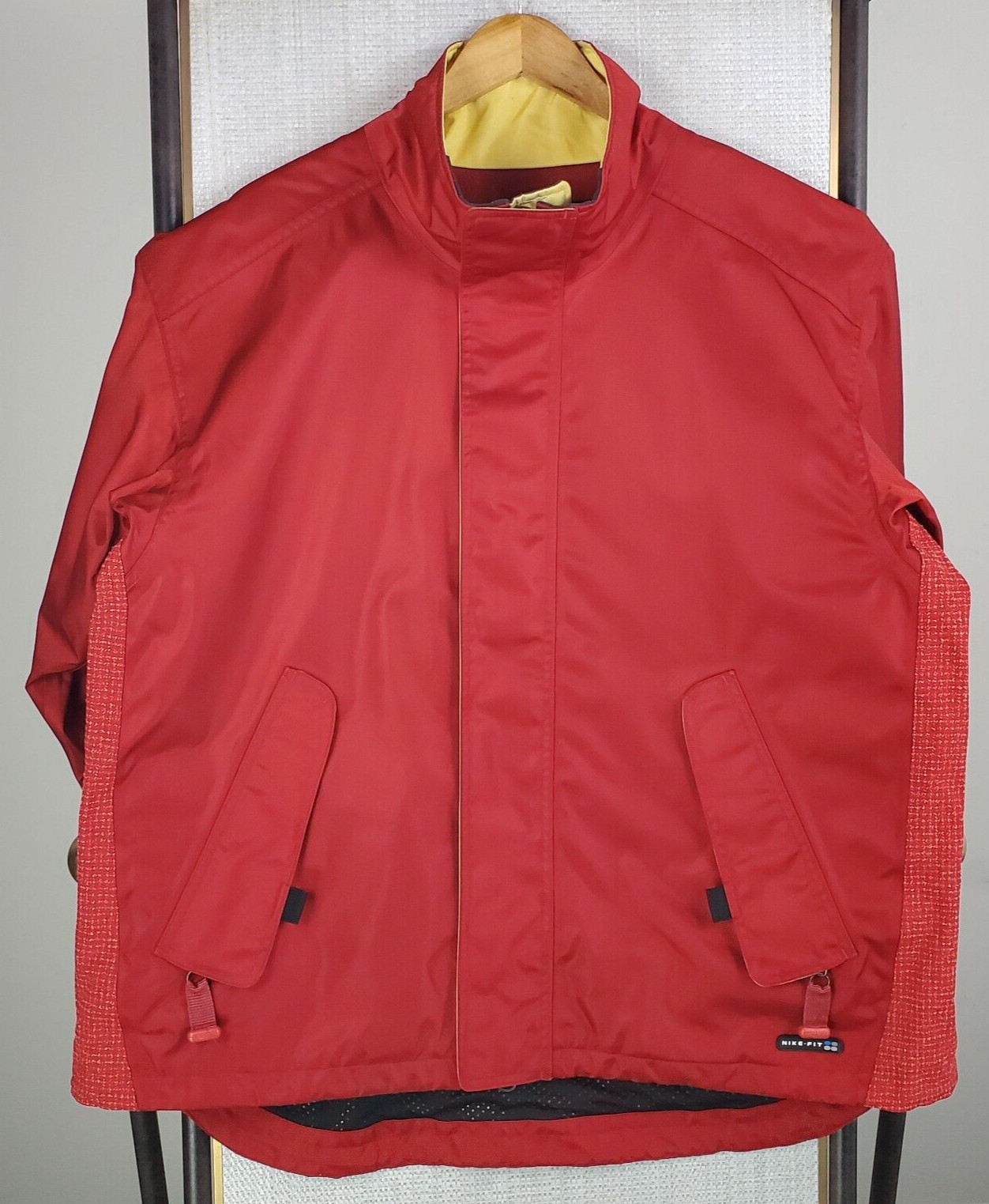 VTG NIKE ACG Size Large Mens Level 3 Jacket Thick Canvas Red Full Zip Waterproof image 10