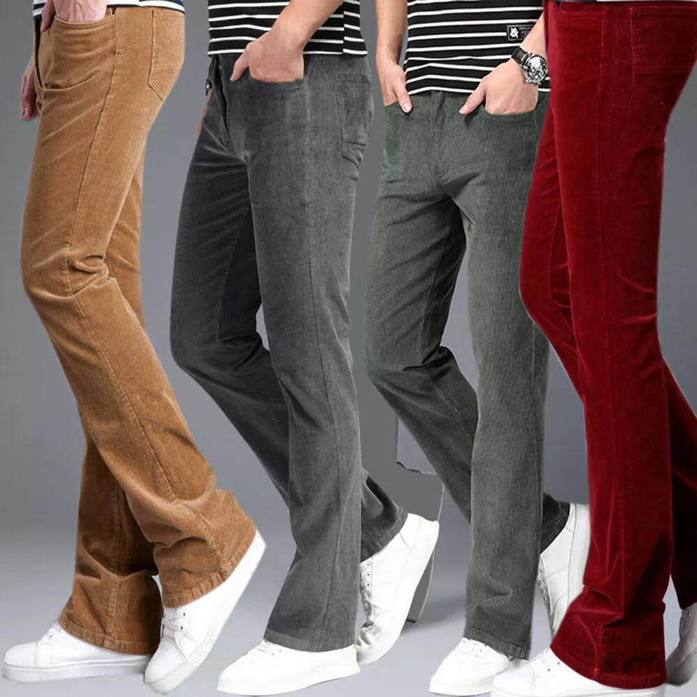 Mens flared hotsell corduroy pants