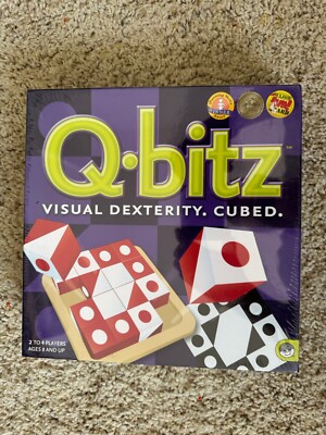 MindWare Q-bitz Visual Dexterity Cubed Pattern Game (CSG-QBITZ) New Sealed