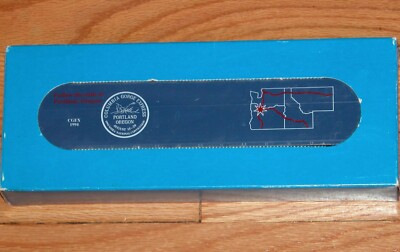 HO E&C SHOPS PLU106 WOOD CHIP GONDOLA COLUMBIA GORGE EXPRESS 1994 NMRA CONVENT