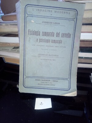 2N VERGLEICHENDE GEHIRNPHYSIOLOGIE UND VERGLEICHENDE PSYCHOLOGIE JACQUES LOEB