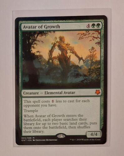 Avatar of Growth Magic the Gathering Game Night 2018 MTG GNT Mythic