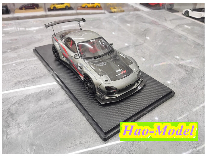 IG 1:18 Mazda RX7 GT3 FD3S FEED Afflux Resin Model Car Diecast Hobby Collection