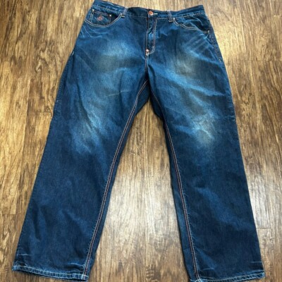 Eight 732 Jeans Men's 40x34 Baggy Y2K Hip Hop Streetwear 8732