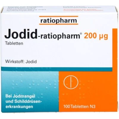RATIOPHARM GMBH JODID-ratiopharm 200 μg Tabletten 100 St PZN04620018
