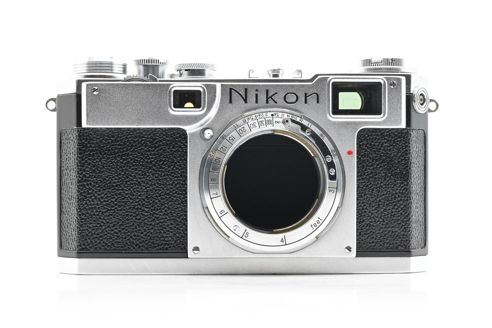 Nikon S2 Chrome Dial Nippon Kogaku Rangefinder Camera *Read #556Roberts Camera - Photo Industry Leader since 1957!