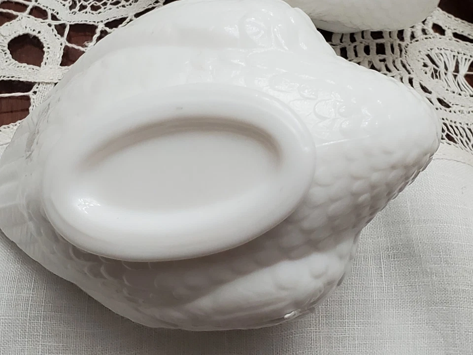 Vaso de leche de colección blanco en forma de corazón cisne "nuevo" Foto 3 de 4