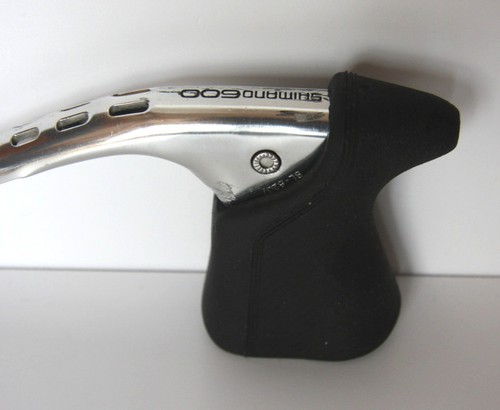 Bremsgriff Gummis Rennrad, schwarz, hoods, Shimano 600, 105, Campagnolo, retro - Bild 4 von 8