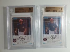 2011 Bowman Chrome Prospects Bryce Harper #BCP111 BGS 10 PRISTINE ** ONE CARD