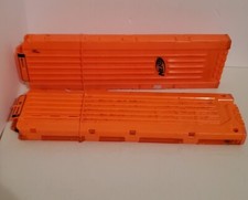N-Strike Elite Nerf 18 Max Round Dart Gun Ammo Clip Magazine Orange Set of 2