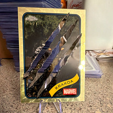 Marketplace image: 2025 Topps Chrome Marvel Krakoa #180 Superfractor 1/1 Serial Numbered
