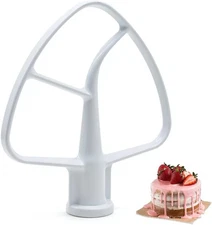 K45B Coated Flat Beater for KitchenAid 4.5Qt Tilt-Head Mixers, Paddle Attach
