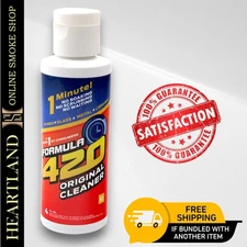 Formula 4 20 Original Glass Cleaner 4oz | Bong Water Pipe Cleaning Cleaning