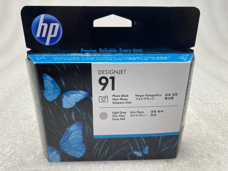 Genuine HP #91 Photo Black/Lt Gray Printhead DesignJet Z6100 C9463A - Image 2 of 3