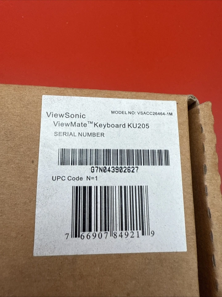 TECLADO VIEWSONIC KU205 Modelo Nº Vsacc26464-1m Foto 2 de 4