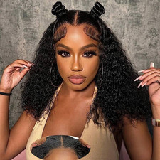 Wear and Go Glueless Wigs Human Hair Pre Plucked Pre Cut 4X4 Lace Front Wigs for