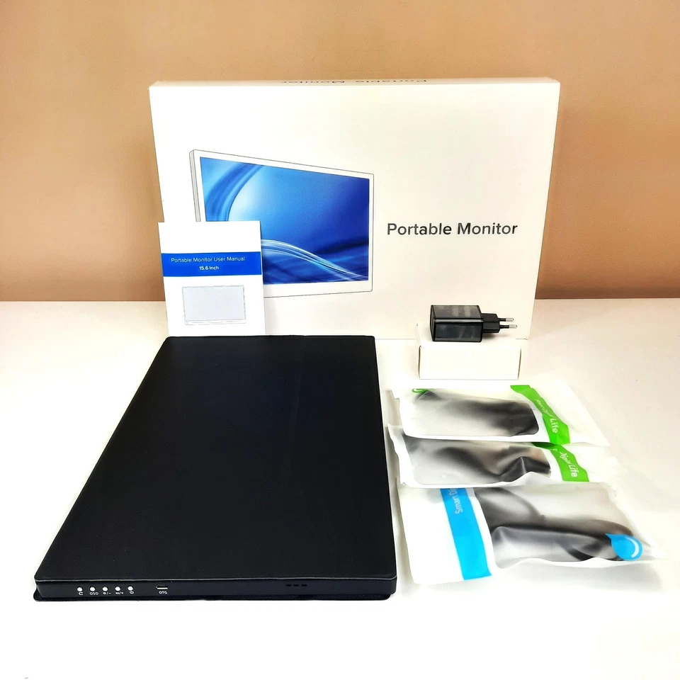 UPERFECT 15.6" Portable Monitor 1920*1080 Display IPS Screen Laptop PC Gaming - Image 2 of 4