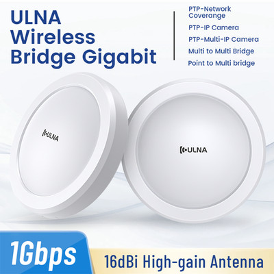 1200Mbps 5G Gigabit Wireless Bridge WLAN Access Point 5KM Long Range Extender