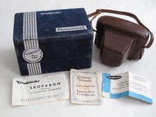 Voigtlander Prominent camera case/strap, cards, BOX ONLY, US SELLER "LQQK"