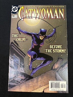CATWOMAN NO 78 DC COMIC BOOK MARCH 2000 DIRECT COMICS ART Y2K ADS DOHERTY COVER
