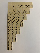 Vintage Dominoes Complete Set No Box