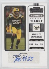 2022 Panini Contenders Rookie Ticket Kingsley Enagbare #237 Auto 1i2y