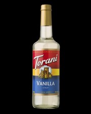 Torani Flavored Syrup Pack 4x750ml Vanilla