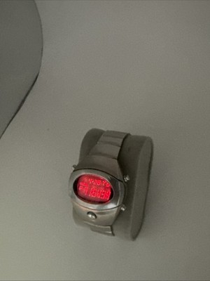 SEIKO ALBA SPOON W671-4030 Digital Watch Japan 35mm 80s Rare