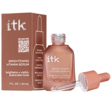 ITK Brightening Vitamin Serum for Women - 1 oz Anti-Aging Skincare - New