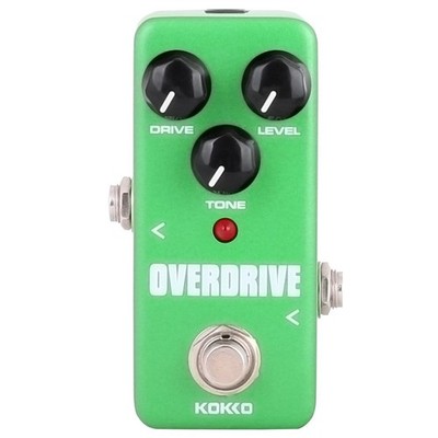 Mini Overdrive Effects Pedal for Guitar & Bass - Warm Tube Sound Processor
