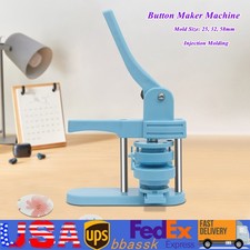 Button Press Machine Button Making Machine Badge/Button Maker 0.98, 1.26, 2.28"