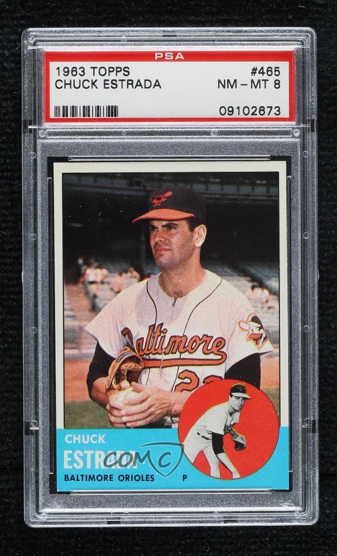 1963 Topps TOPPS #465 Chuck Estrada front