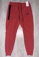 Nike Sportswear Tech Fleece Joggers Pantaloni Rosso FB8002-672 Uomo Large