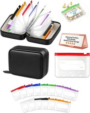 A8 Waterproof Pill Pouch Set Travel Medicine Organizer Binder Portable Weekly